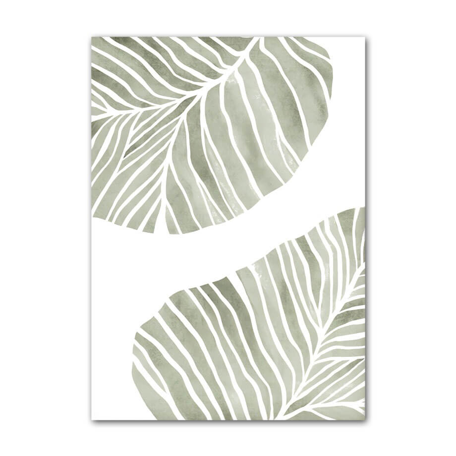 Sage Green Ornaments Canvas Posters — Considered Home Styling — Lifestyle 6