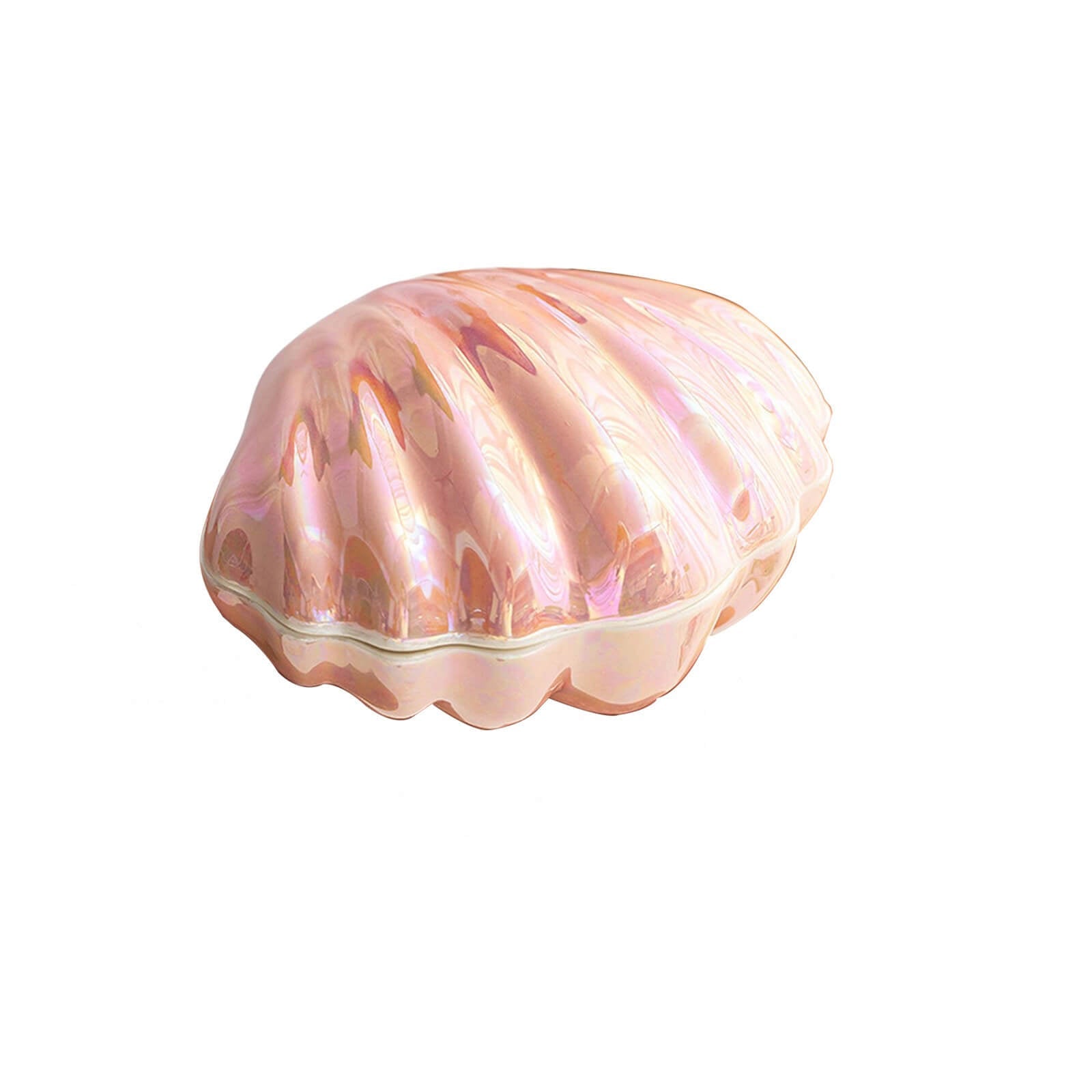 Clam Shell Ceramic Jewelry Storage — Considered Home Styling — Front view