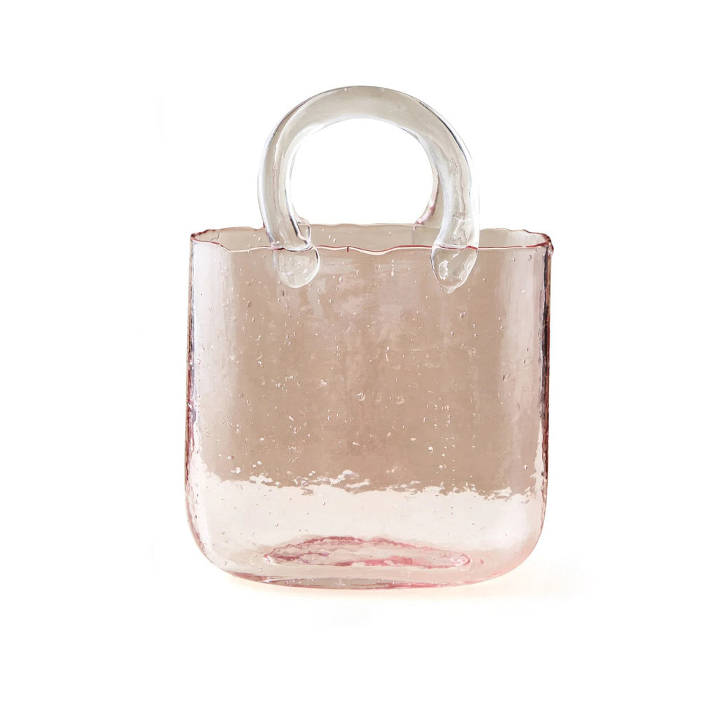 Shopping Bag Glass Vase — Decorative Vase for Considered Styling — Lifestyle 1