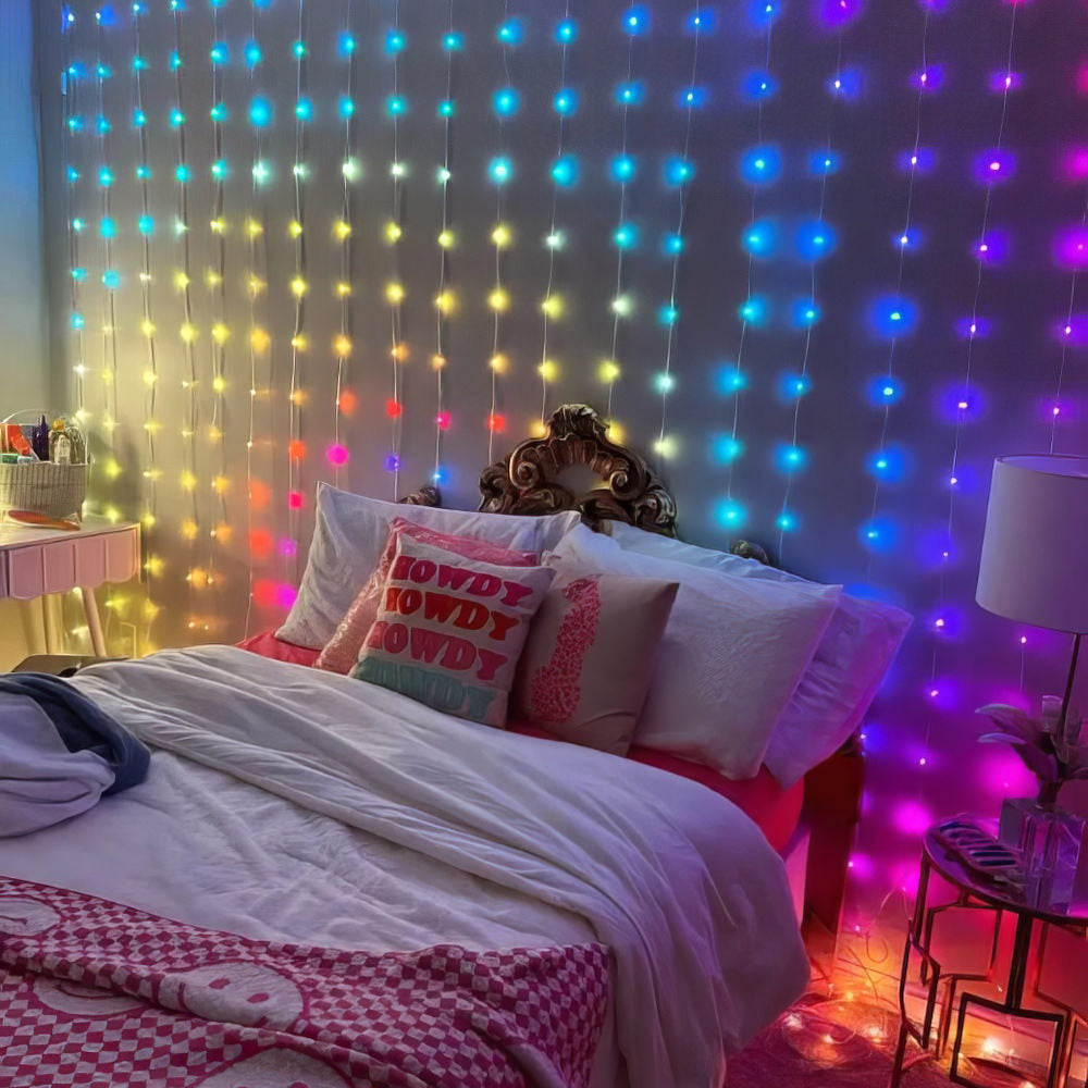 Smart Curtain LED Lights — Warm LED Mood Lighting for Bedside — Lifestyle 1
