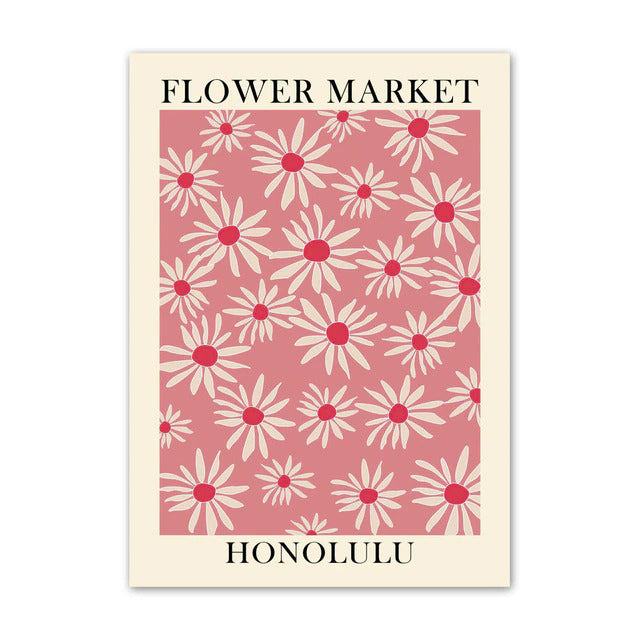 Flower Market Canvas Posters — Considered Home Styling — Lifestyle 6