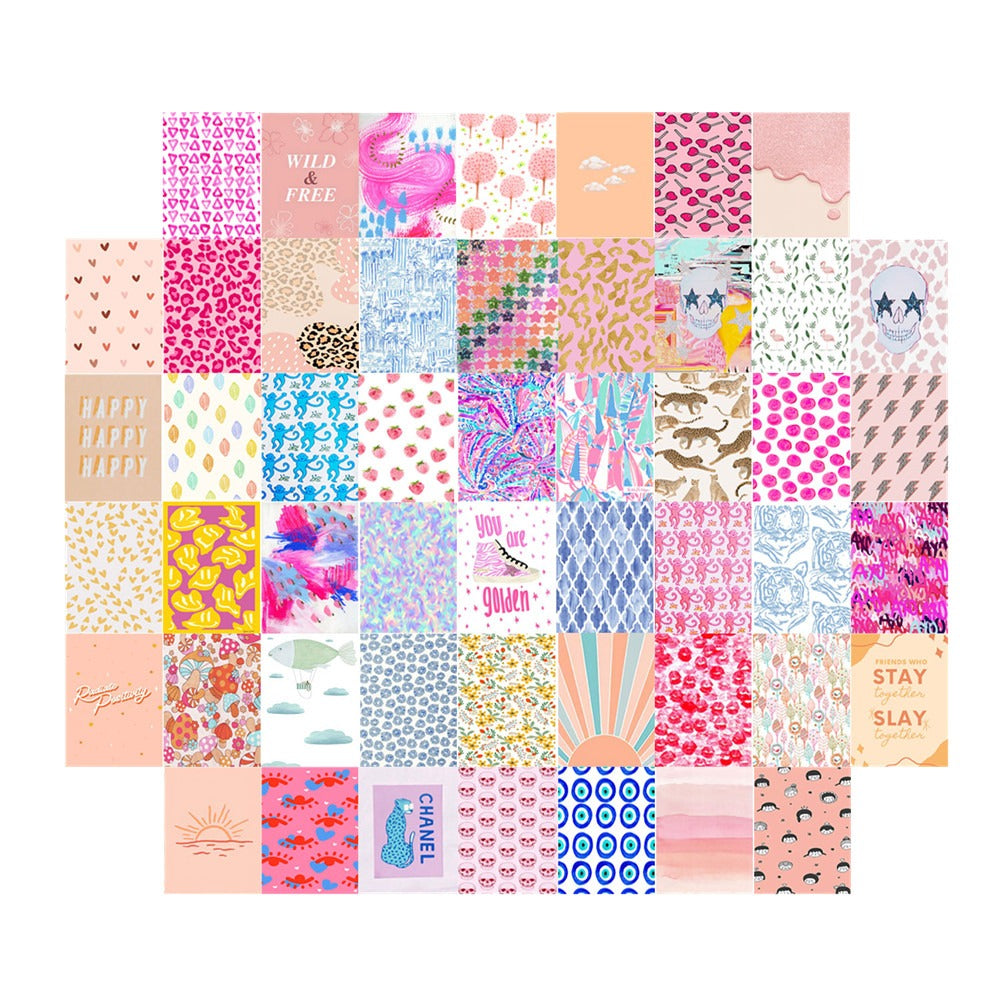 Patterns Wall Collage Cards — Considered Home Styling — Front view