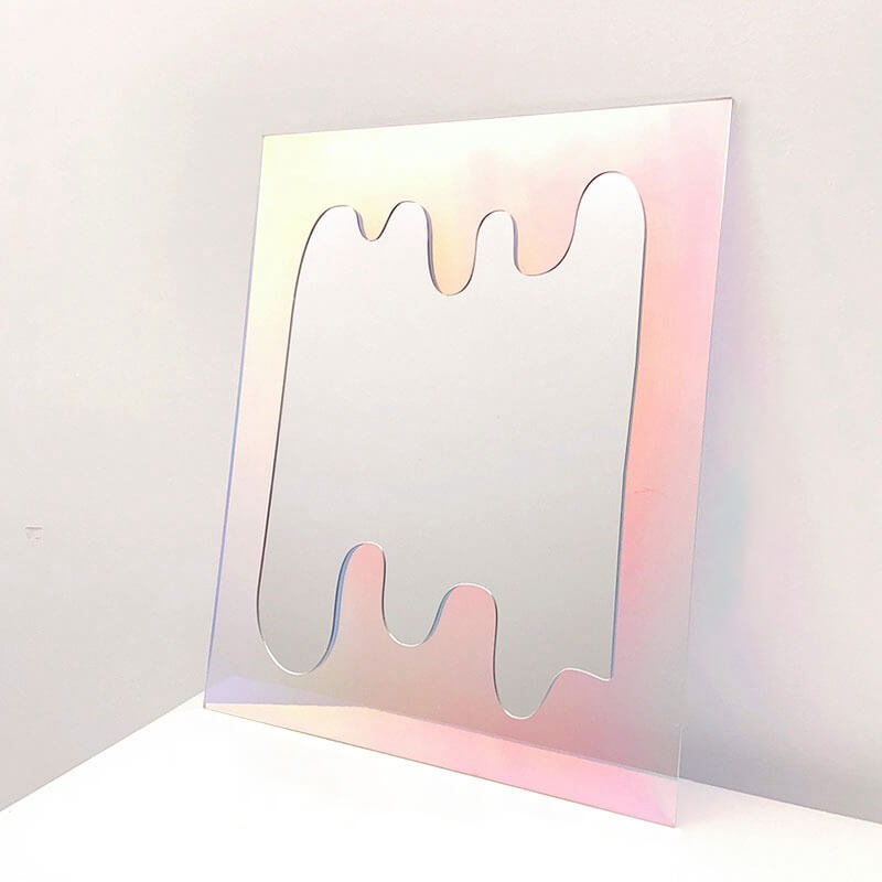 Specular Acrylic Blob Shaped Mirror — Considered Home Styling — Lifestyle 2