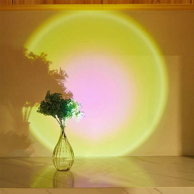 Sticky Spot Sunset Projector Light — Warm LED Mood Lighting for Bedside — Lifestyle 5