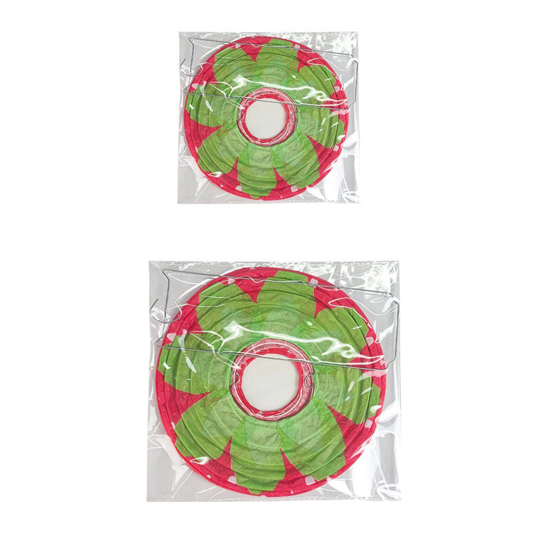 Strawberry Paper Lanterns Hanging Decor — Warm LED Mood Lighting for Bedside — Lifestyle 3