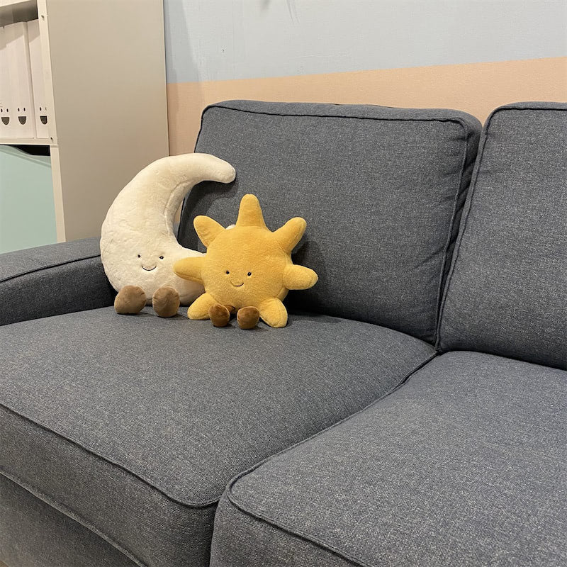Sun & Moon Happy Plush Cushions — Lifestyle 5