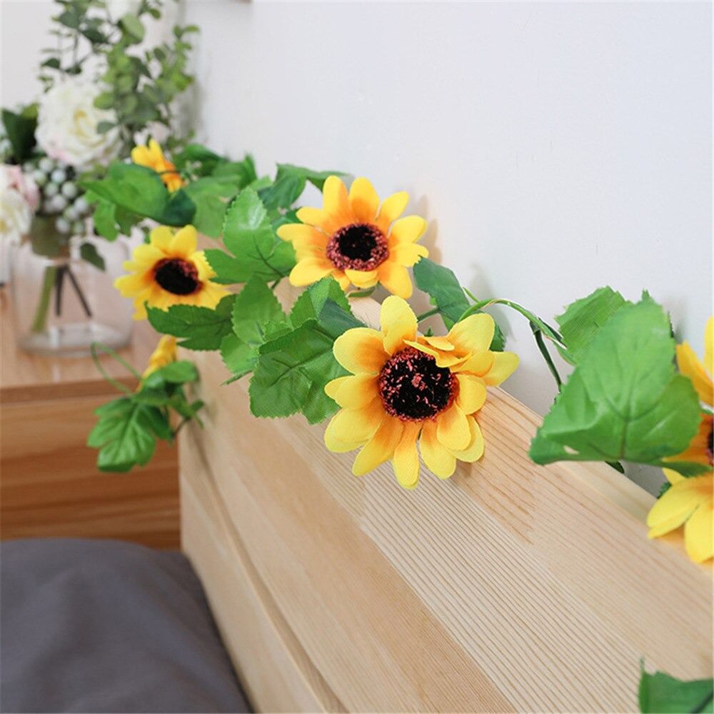 Sunflower Fairy String Lights — Warm LED Mood Lighting for Bedside — Lifestyle 1