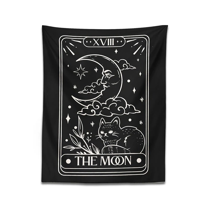The Moon Cat Tarot Tapestry — Considered Home Styling