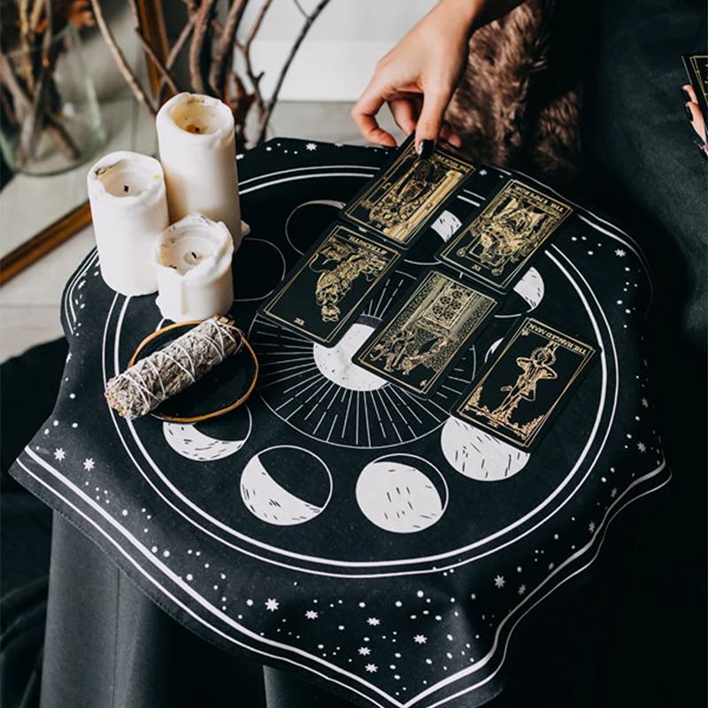 Tarot Moon Phases Altar Cloth — Considered Home Styling