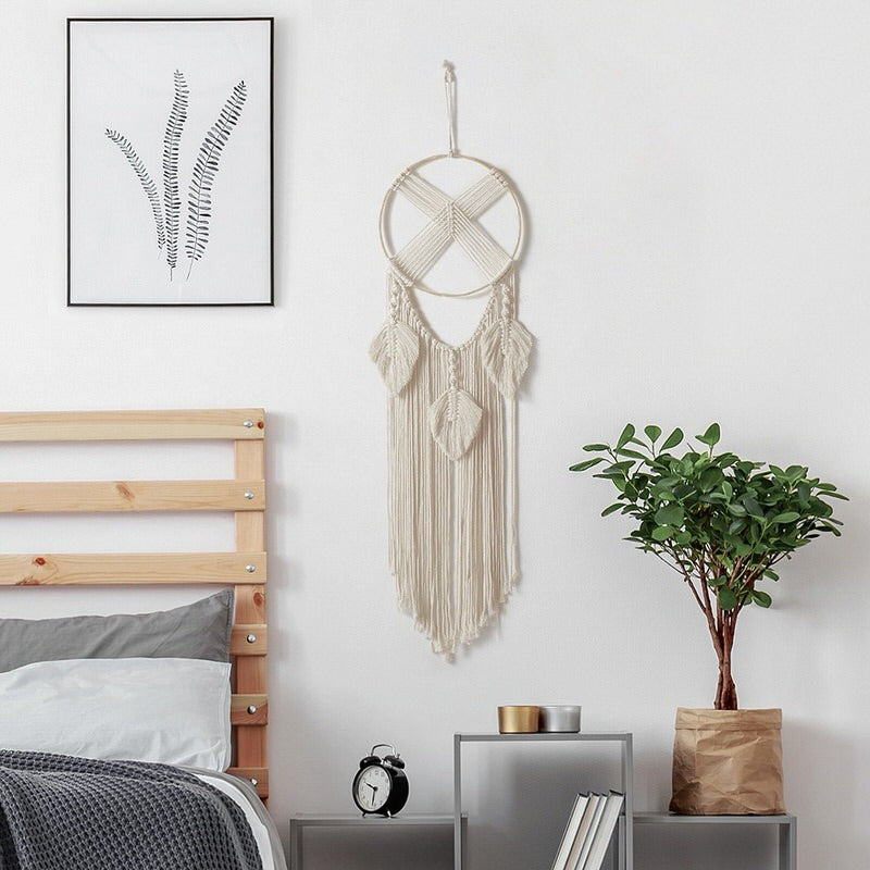 The Cross Fringe Macrame Dreamcatcher — Considered Home Styling