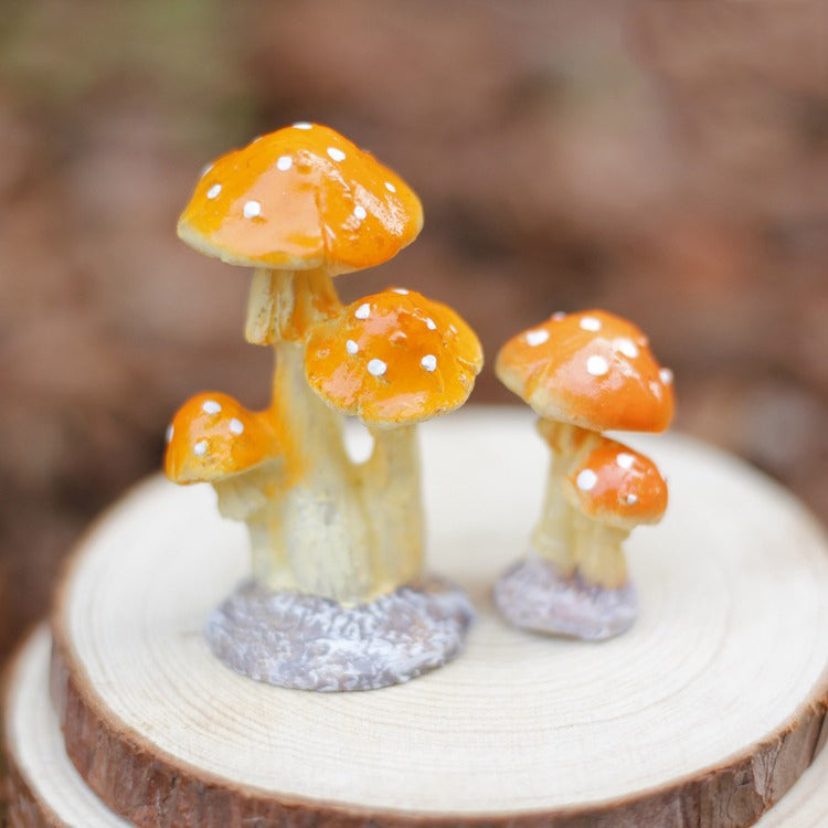 Tiny Mushrooms Figurine — Considered Home Styling