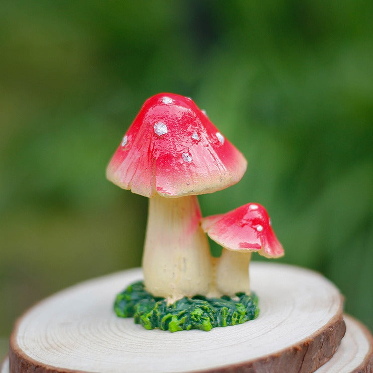 Tiny Mushrooms Figurine — Considered Home Styling