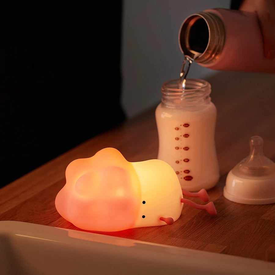 Tired Broccoli Night Light — Warm LED Mood Lighting for Bedside — Lifestyle 2