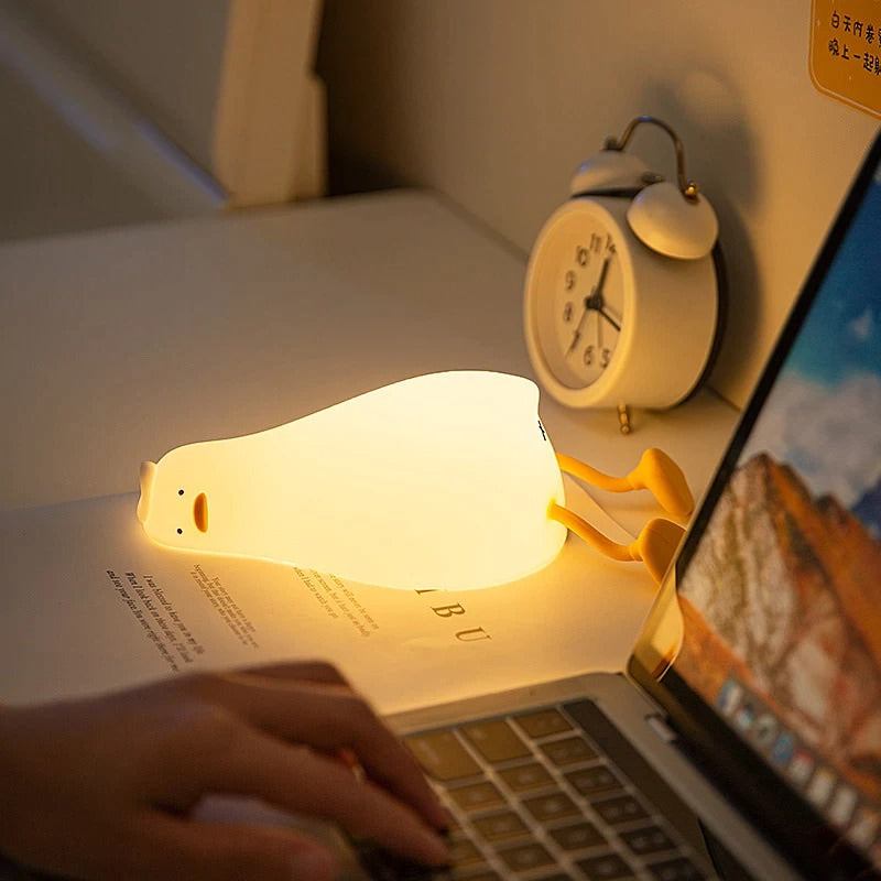 Tired Duck Night Light — Warm LED Mood Lighting for Bedside — Lifestyle 4