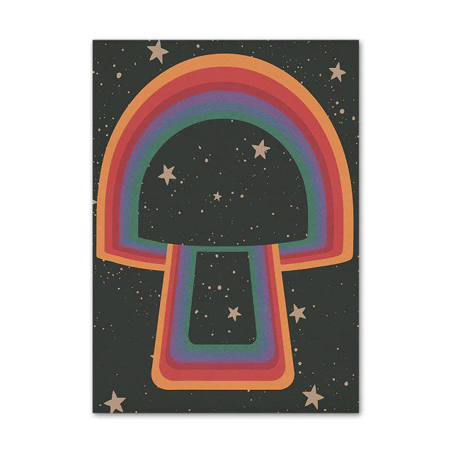 Trippy Rainbow Vaporwave Canvas Posters — Considered Home Styling — Lifestyle 8
