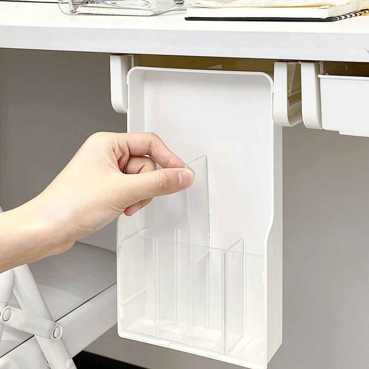 Under Table Stationary Storage Drawer — Considered Home Styling — Lifestyle 2