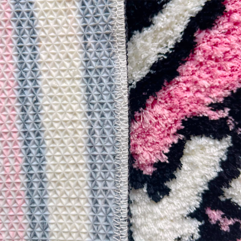 Reverse Card Fluffy Accent Rug — Soft Accent Rug for Bedroom Layering — Lifestyle 4