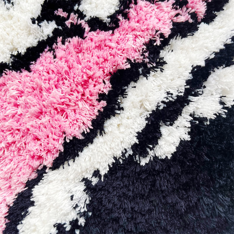 Reverse Card Fluffy Accent Rug — Soft Accent Rug for Bedroom Layering — Lifestyle 3