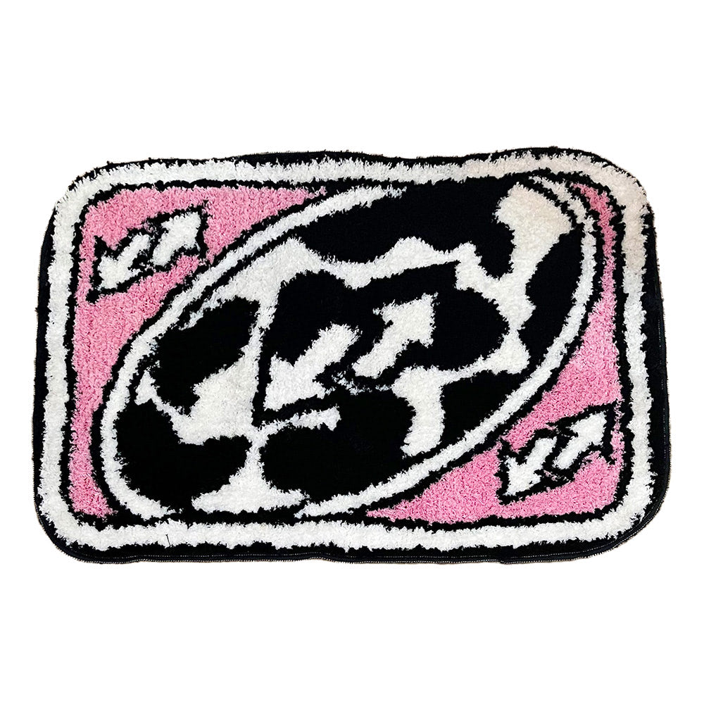 Reverse Card Fluffy Accent Rug — Soft Accent Rug for Bedroom Layering — Lifestyle 2