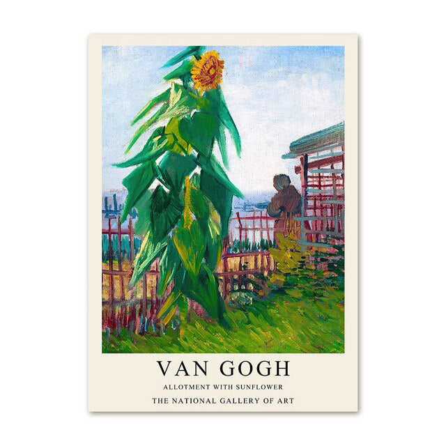 Van Gogh Art Gallery Wall Canvas Posters — Considered Home Styling — Lifestyle 6