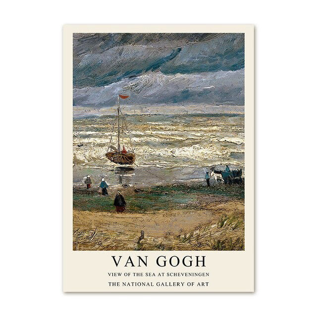 Van Gogh Art Gallery Wall Canvas Posters — Considered Home Styling — Lifestyle 7