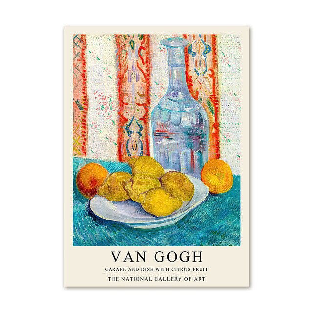 Van Gogh Art Gallery Wall Canvas Posters — Considered Home Styling — Lifestyle 8