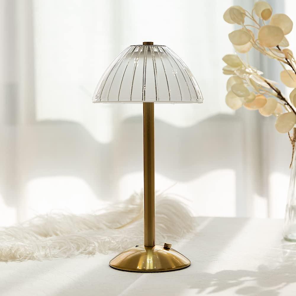 Vintage Brass Table Lamp — Warm LED Mood Lighting for Bedside — Lifestyle 2