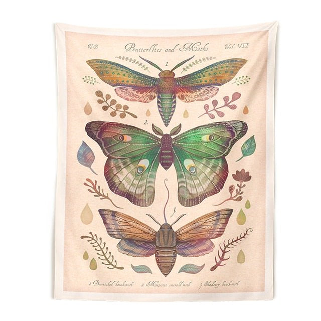 Vintage Butterflies Art Tapestry — Considered Home Styling — Lifestyle 4