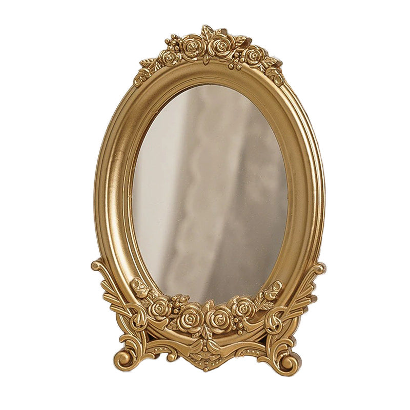 Vintage Golden ArtHoe Mirror — Considered Home Styling — Front view