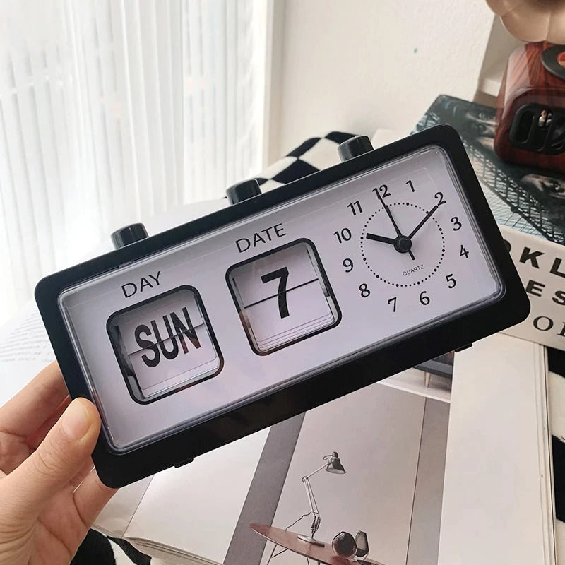 Vintage Mechanical Flip Clock — Considered Home Styling — Lifestyle 4
