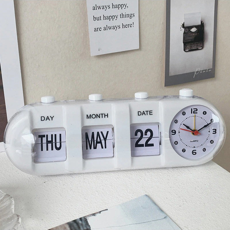 Vintage Mechanical Flip Clock — Considered Home Styling — Lifestyle 2
