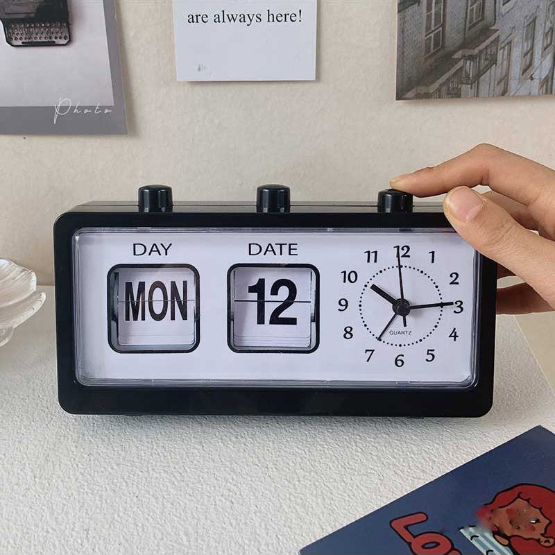 Vintage Mechanical Flip Clock — Considered Home Styling — Lifestyle 3