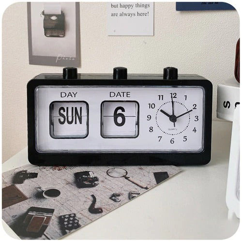 Vintage Mechanical Flip Clock — Considered Home Styling — Lifestyle 6