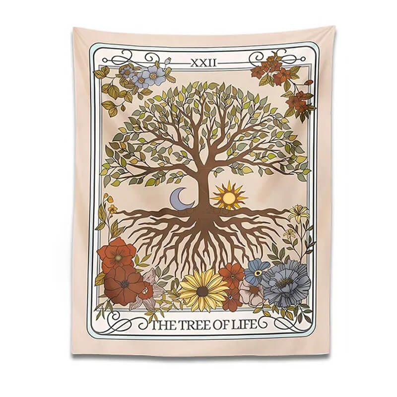 Vintage Tree of Life Tarot Tapestry — Considered Home Styling
