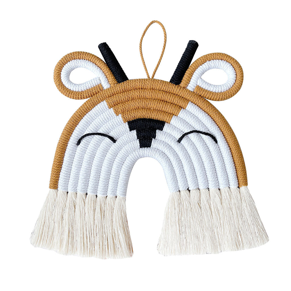 Weaved Rainbow Animals Wall Decor — Considered Home Styling — Lifestyle 6