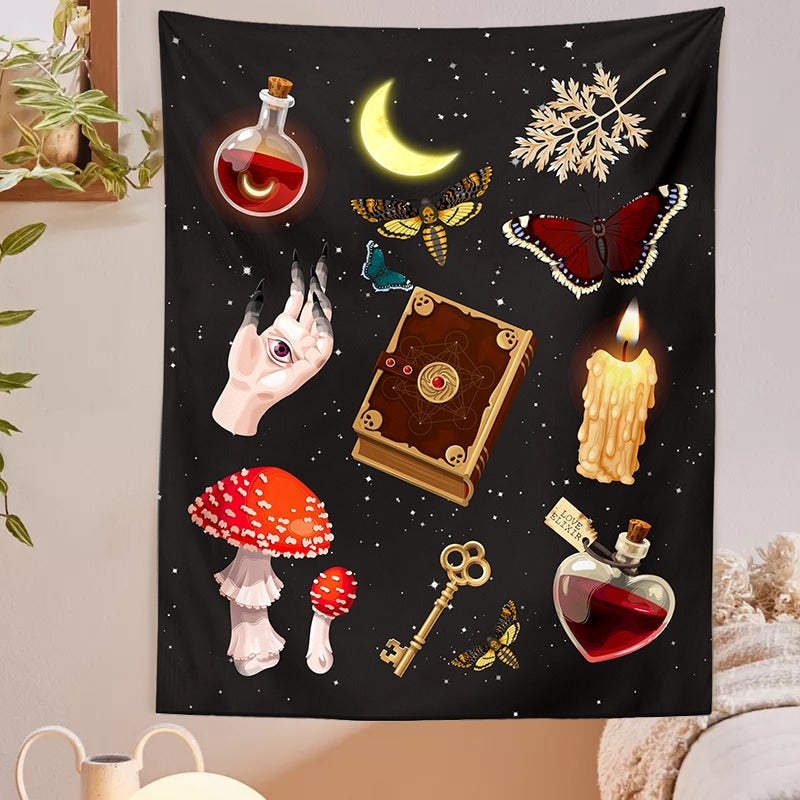 Witchcraft Kit Tapestry — Considered Home Styling — Detail