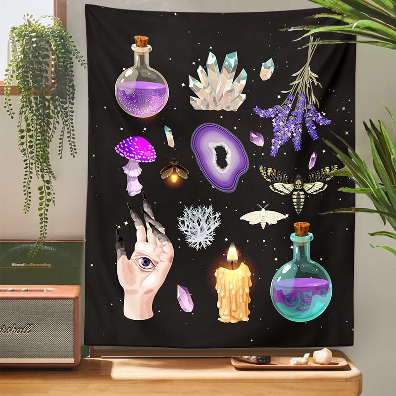 Witchcraft Kit Tapestry — Considered Home Styling — Lifestyle 4