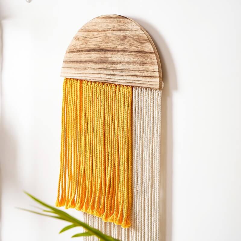 Wooden Semicircle Macrame Wall Decor — Considered Home Styling — Lifestyle 4