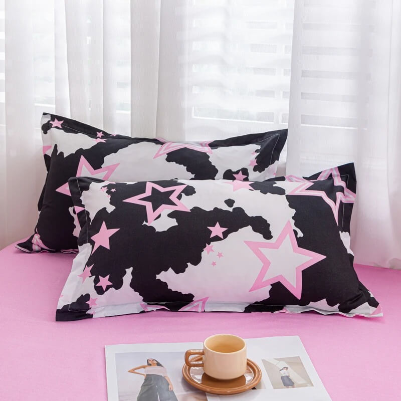 Stars Bedding Set — Soft-Touch Cotton Duvet & Pillowcases — Lifestyle 4