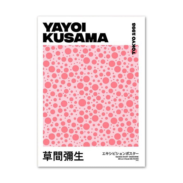 Japanese Pink Selection Canvas Posters — Considered Home Styling — Lifestyle 3